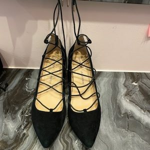 Chinese Laundry strappy pointed toe block heel